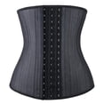 thumbnail image 1 of Waist Trainer for Women Tummy Control Latex Underbust Waist Cincher Corset Sport Girdle Hourglass Body Shaper (Black, M), 1 of 6
