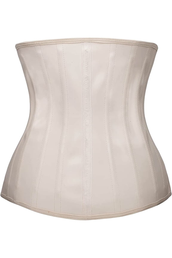 Waist Trainer for Women Tummy Control Latex Underbust Waist Cincher Corset Sport Girdle Hourglass Body Shaper (Black, M)