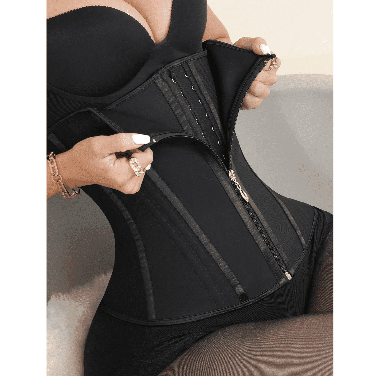 1pc Fitness Chest & Back Support Belt Shapewear Waist Trainer Corset