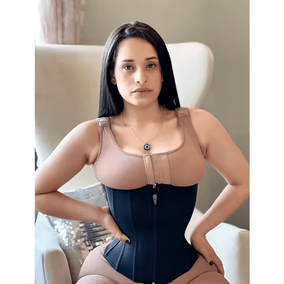 Waist Trainer for Women Tummy Control Workout Waist Cincher Corset Shapewear Body Shaper with Zipper Hook