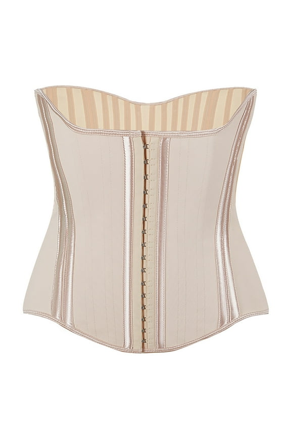 Waist Trainer for Women Underbust Waist Cincher Corset, Body Shaper Belt Sport Hourglass Body Shape Beige S