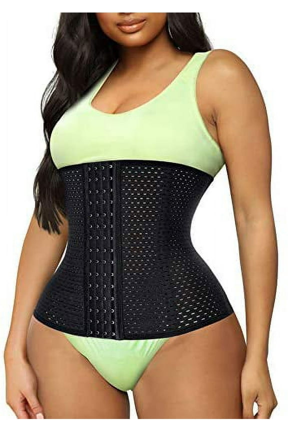 Waist Trainer for Women Weight Loss Sport Workout Body Shaper Girdle Tummy Cincher Underbust Corset