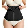 thumbnail image 1 of Waist Trainer for Women Zipper Corset Shapewear Tummy Control Faja Body Shaper Waist Cincher Workout Girdle, 1 of 7