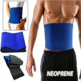 Waist Trimmer Belt Sweat Band Wrap Ab Stomach Weight Loss Fat Burner