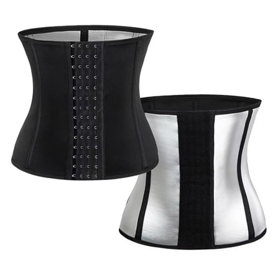 Waist Trimmer Belt for Men's Adjustable Waist Trainer Girdle Sweat Fitness Belly Wrap