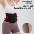thumbnail image 1 of Waist Trimmer Wrap, Fitness Yoga Running Girdle, Sweat Sauna Slim Belly Belt for Men & Women-Abdominal Waist Trainer,Increased Core Stability, 1 of 7