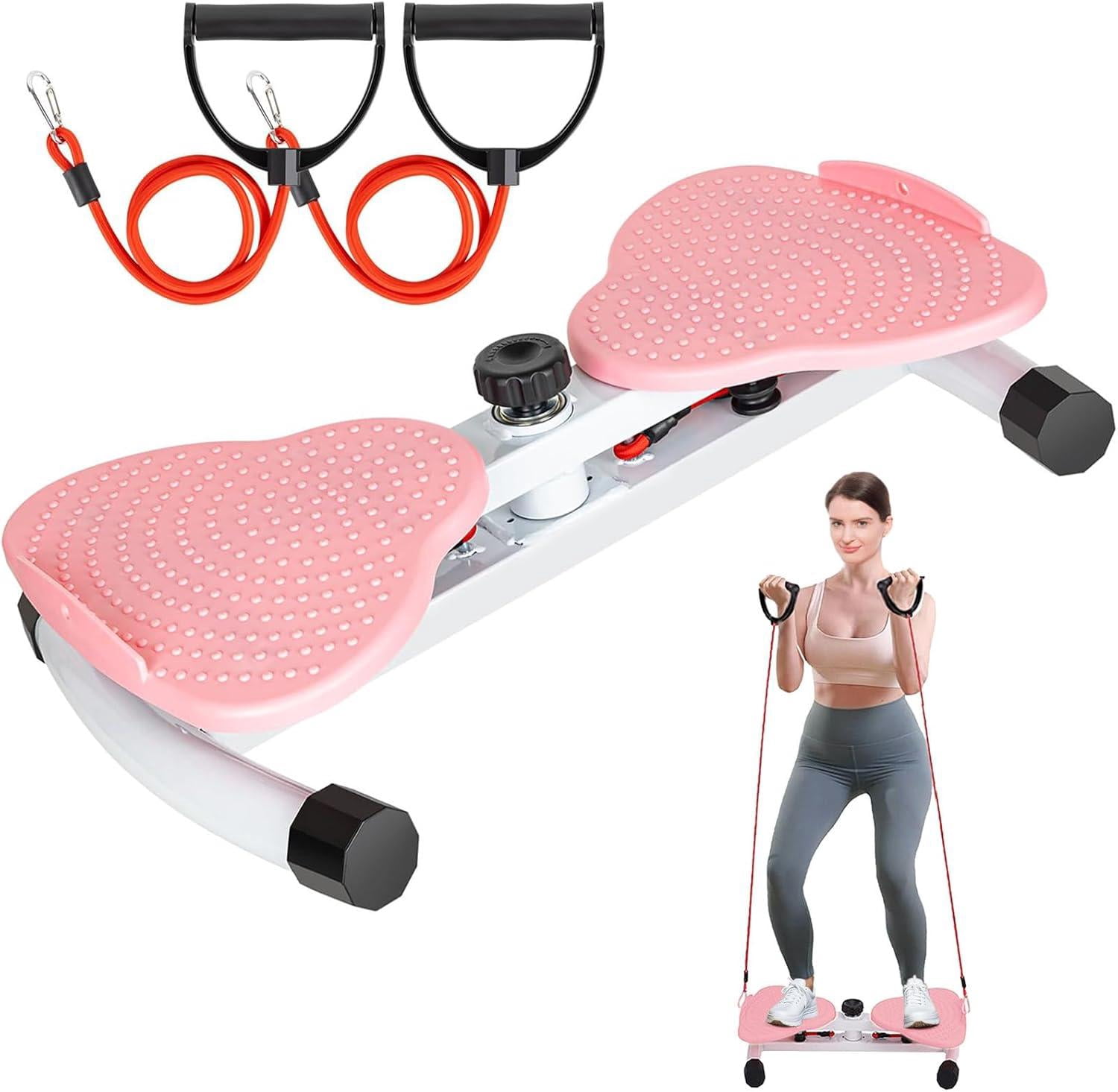 Appareil De Twisting Taille Assis 180° - Roue Twister Abdos Avec Capacité 300 Lbs, Antidérapant Et Silencieux