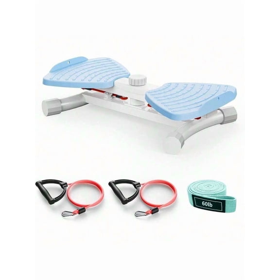 Waist Twister Ab Machine, 300 Lbs Capacity Exercise Twist Board With Resistance Bands, Core Trainer Belly Fat Burner, Noiseless Waist Sculptor With Foot Massage