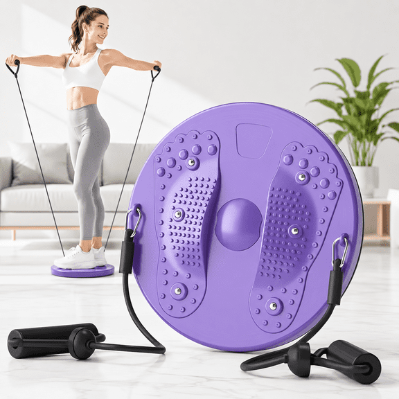 Waist Twister, Ab Twister, for Exercise, Silent Waist Twister, Suitable for Home Gym Equipment, 360-Pound Weight Capacity