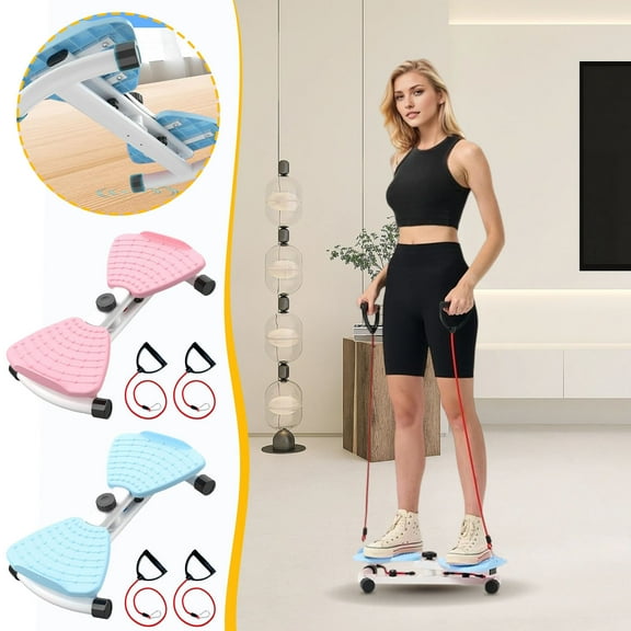 Waist Twister Boards, Waist Twisting Machine with 300 lbs Weight Capacity, Ab Waist Twist Board for Women Men, Noiseless Home Gym Exercise Equipment Pink