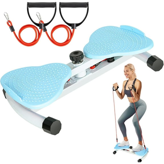 Waist Twister, Exercise Twist Boards Twisting Waist Machine for Women Belly Fat, Noiseless Ab Twister Machine with Resistance Bands, Waist Sculptor for Home Gym