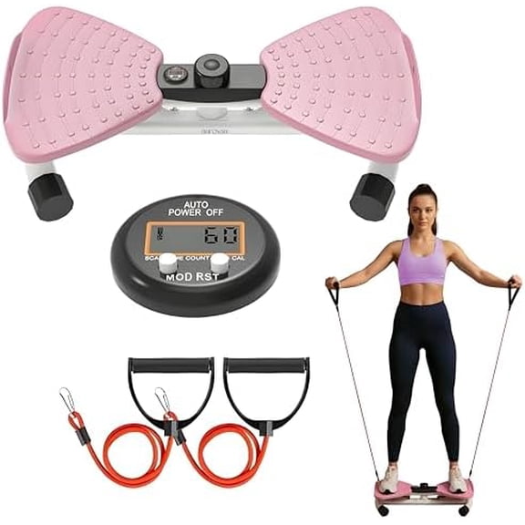 Waist Twister Machine Ab Twister Board with The Smart LED Digital Monitor, 330 lbs Capacity & Anti-Slip Home Gym Workout Equipment for Belly Fat & Waist Training for Women Belly Fat