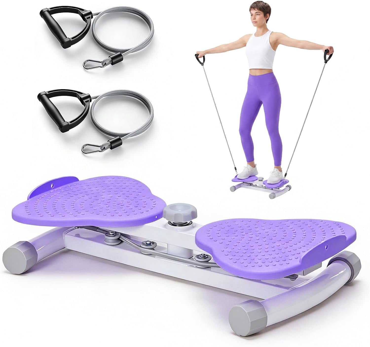 Waist Twister Machine Exercise, Ab Twister Board, 300 lbs Capacity ...