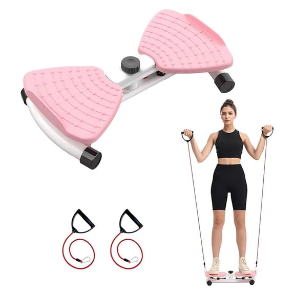 Waist Twister, Waist Twisting Machine, Exercise Boards with Resistance Bands, Noiseless Ab Twister Board for Women Belly Fat, Waist Sculptor Twister for Home Gym