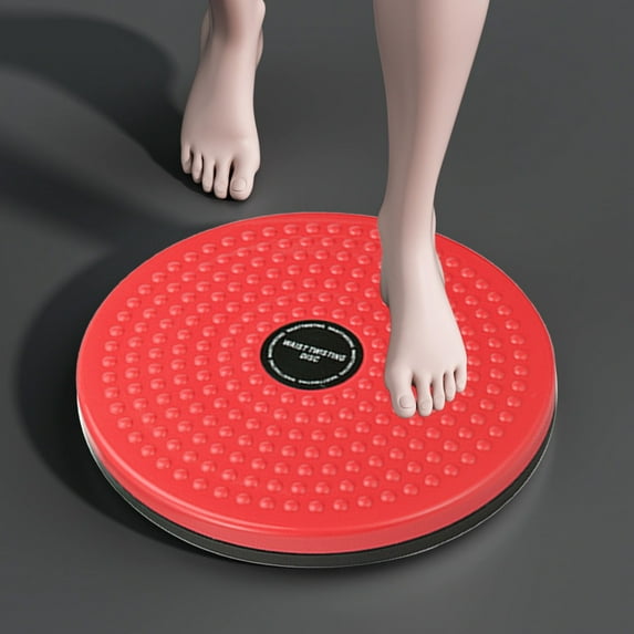 Waist Twisting Disc Fitness Exercise Board | Mechanical Core Trainer | Non-Slip Surface | Massage Particles | No Battery Needed | Home Shaping Device | 9.7x9.7in | 1 Piece