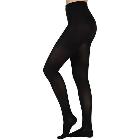 Waist high firm compression pantyhose medical stockings 20-30mmHg for men and women-closed toe, black, X-Large US/XX-Large EU
