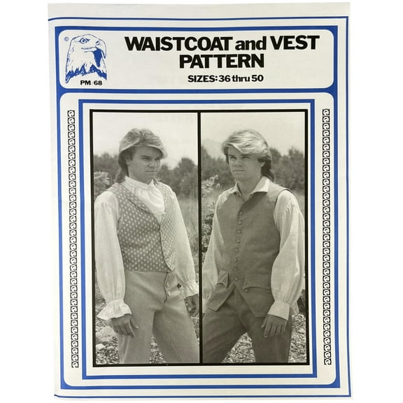 Eagle's View Waistcoat & Vest Sewing Pattern And Template