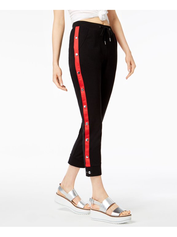 Jogger Pants Black Red S