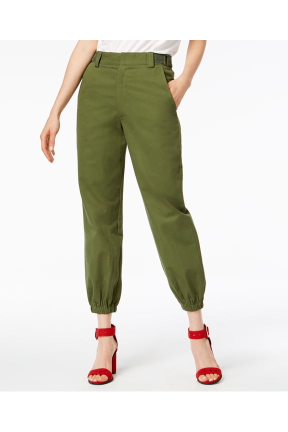 Olive Parachute Pants Olive L