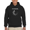 thumbnail image 1 of Wait... I'm Procesing Hoodie Men -GoatDeals Designs, Male Large, 1 of 4
