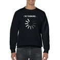 thumbnail image 1 of Wait I'm Processing Sweatshirt Men -GoatDeals Designs, Male Medium, 1 of 4