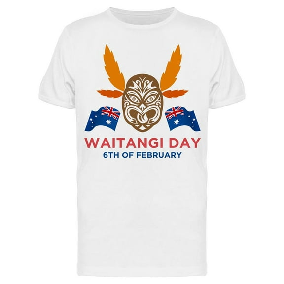 Waitangi Day 6Th February T-Shirt Men -Image by Shutterstock, Male Medium