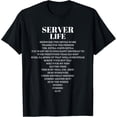 thumbnail image 1 of Waiter Waitress Restaurant Men Women Serve Funny T Shirt, 1 of 4