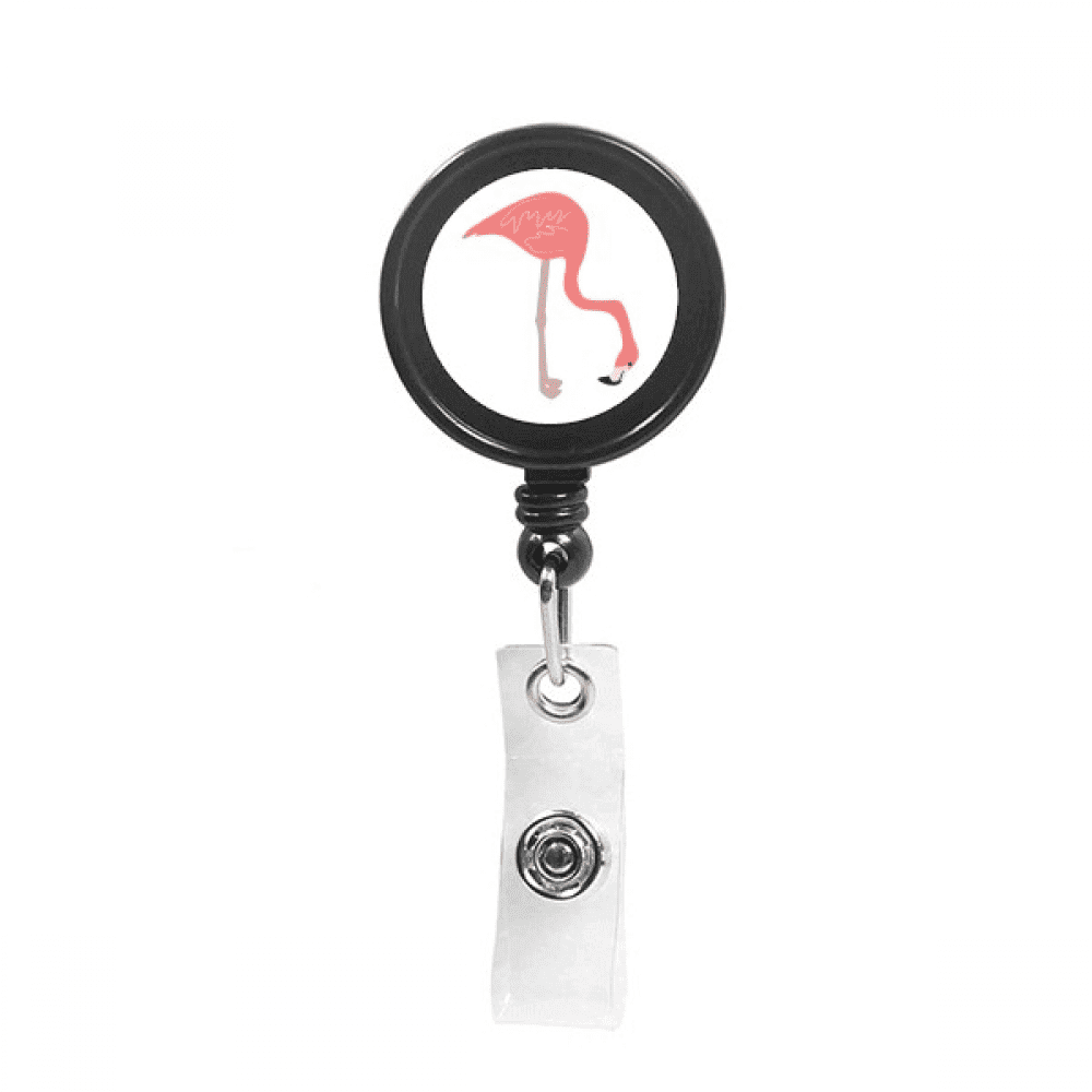 Waiting Flango Pattern Art Deco  Fashion Retractable Keychain Badge Holder ID Badge