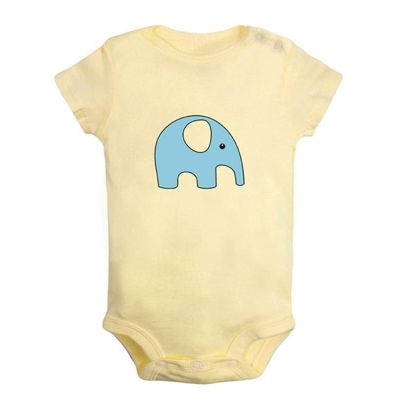 Waiting For Milk Funny Rompers For Babies, Animal Elephant Pattern Baby Jumpsuit, Newborn Baby Unisex Bodysuits, Infant Jumpsuits, Toddler 0-24 Months Kids One-Piece Oufits