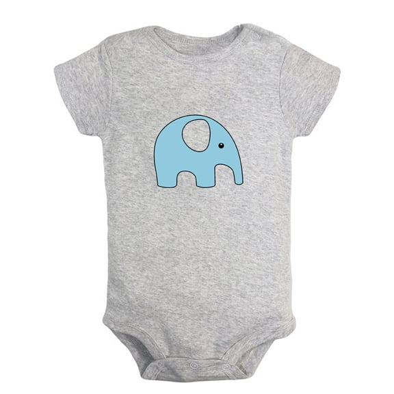 Waiting For Milk Funny Rompers For Babies, Animal Elephant Pattern Baby Jumpsuit, Newborn Baby Unisex Bodysuits, Infant Jumpsuits, Toddler 0-24 Months Kids One-Piece Oufits
