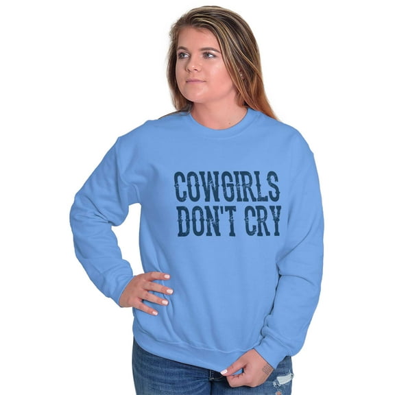 Waiting For My Cowboy Sass Country Women Crewneck Sweatshirt Brisco Brands S
