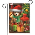 thumbnail image 1 of Waiting For Santa Christmas Garden Flag Puppy Dogs 12.5" x 18", 1 of 4