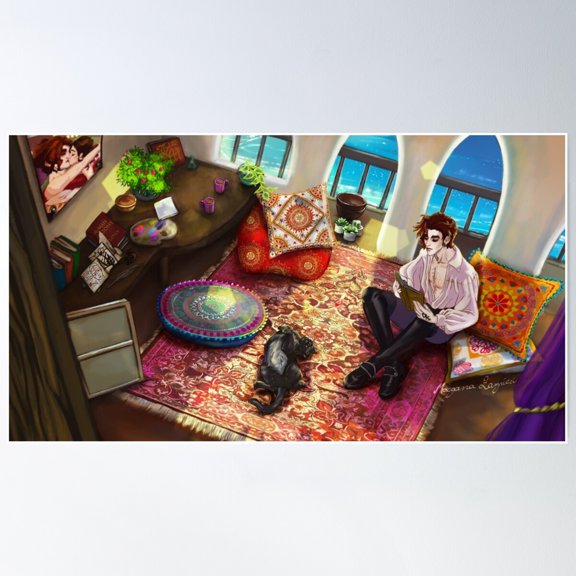 Waiting For You Poster Wall Art, Modern Wall Decor For Living Room Bedroom, 8x12 UNFRAMED