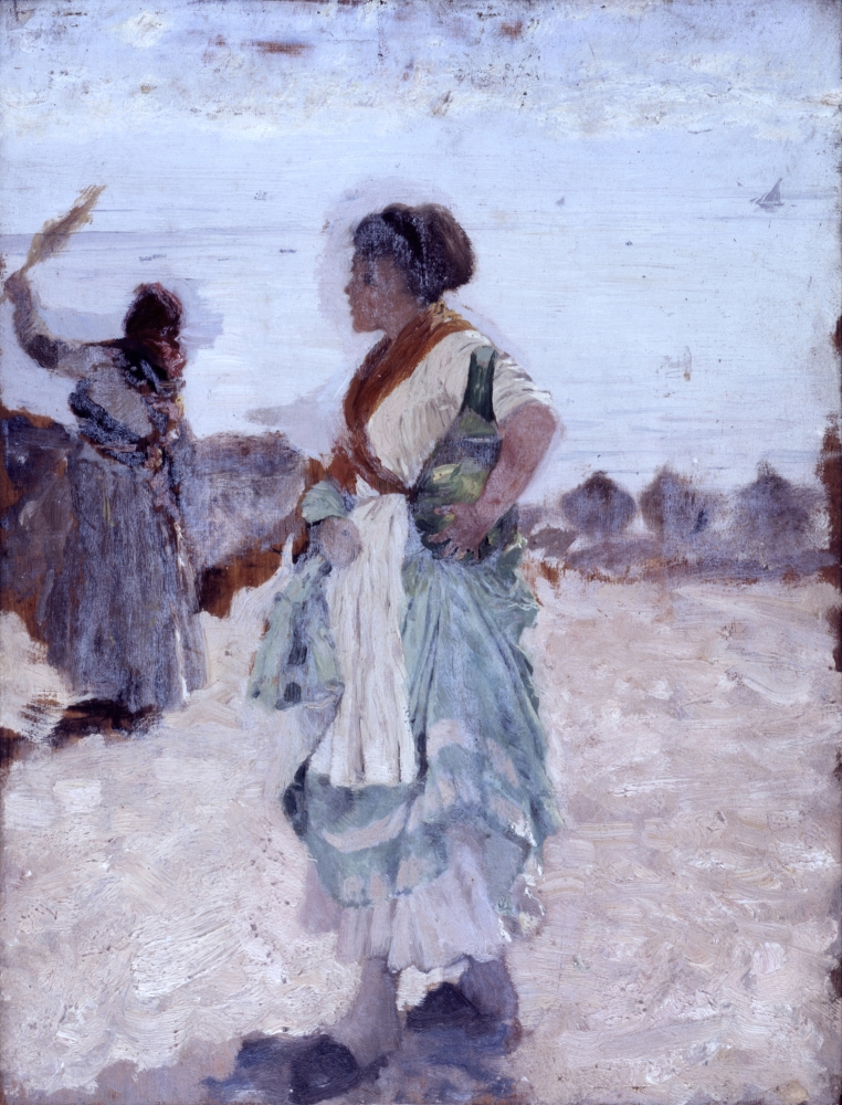Waiting (In Attesa) Canvas Art - (18 x 24)