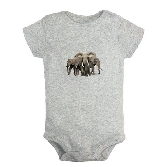 Waiting For Milk Funny Rompers For Babies, Animal Elephant Pattern Baby Jumpsuit, Newborn Baby Unisex Bodysuits, Infant Jumpsuits, Toddler 0-24 Months Kids One-Piece Oufits