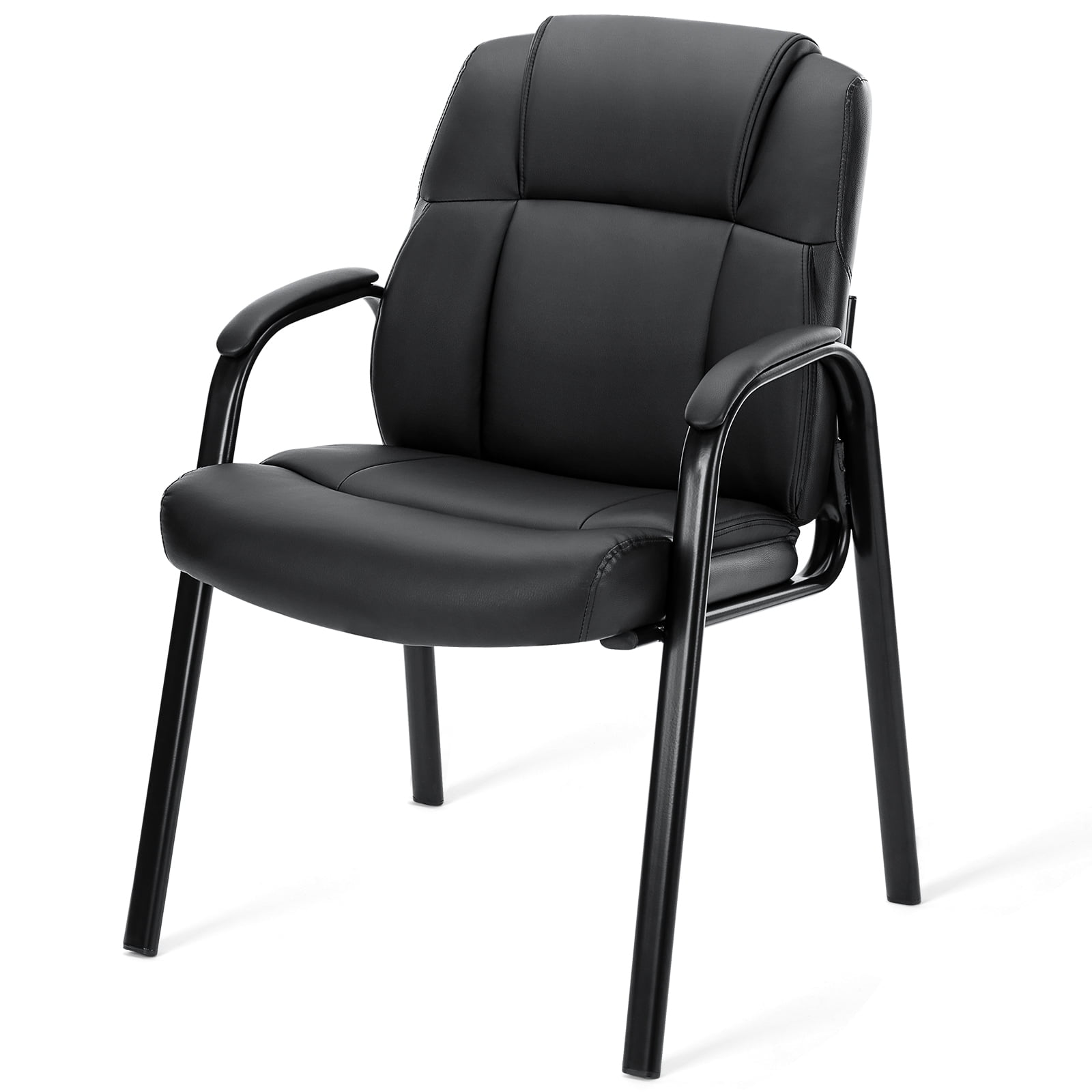 Waiting Room Chair Reception Chair Office Guest Chair, Executive Office Chair PU Leather Desk