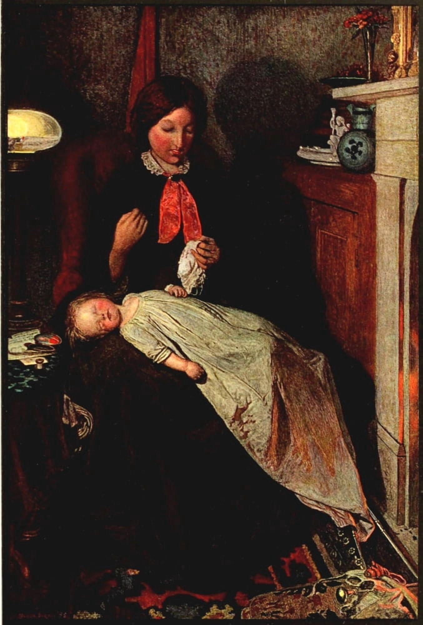 Waiting The International Studio 1909 Canvas Art - Ford Madox Brown (18 x 24)