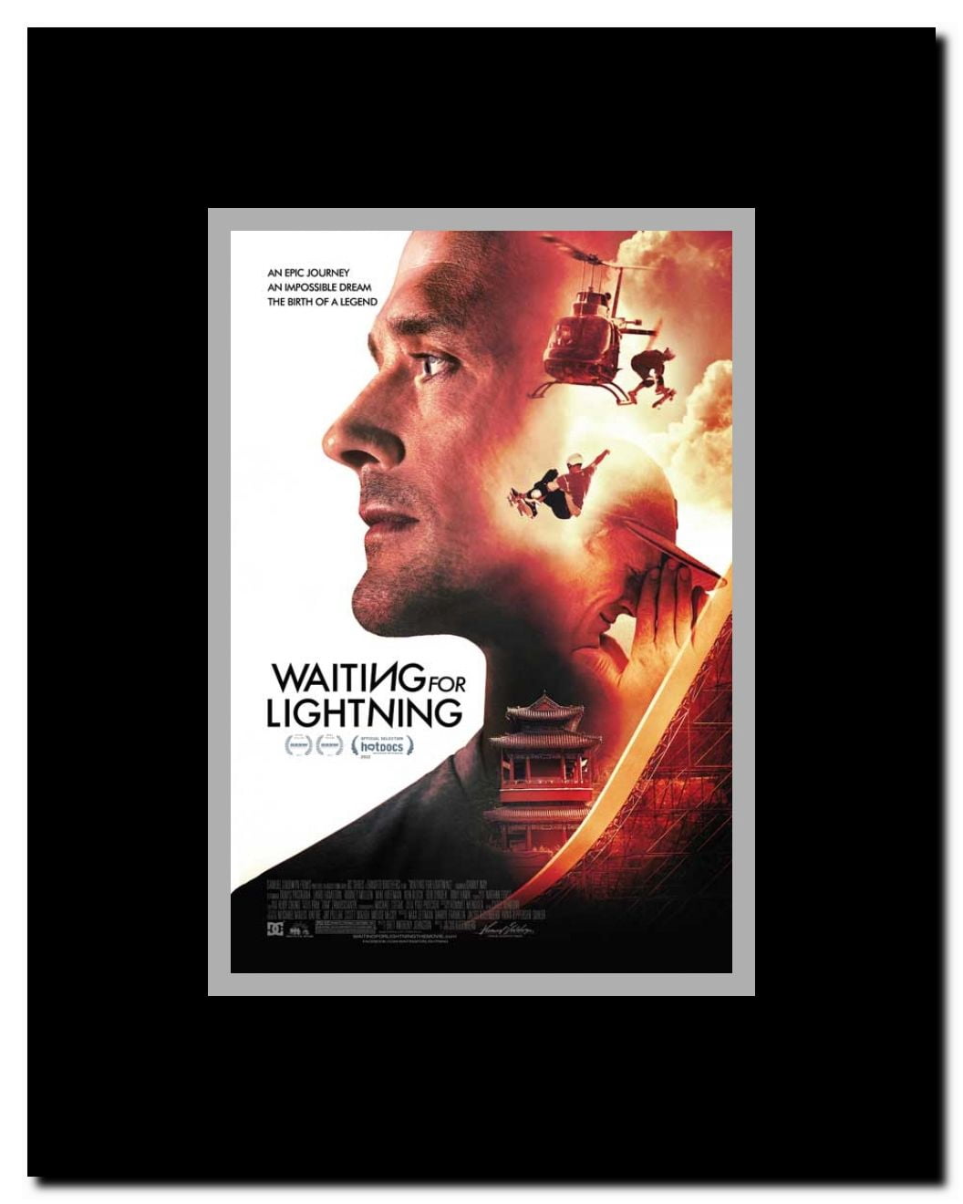 Waiting for Lightning Framed Movie Poster