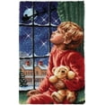 thumbnail image 1 of Waiting for Santa | Rug Making Latch Hooking Kit, 1 of 8