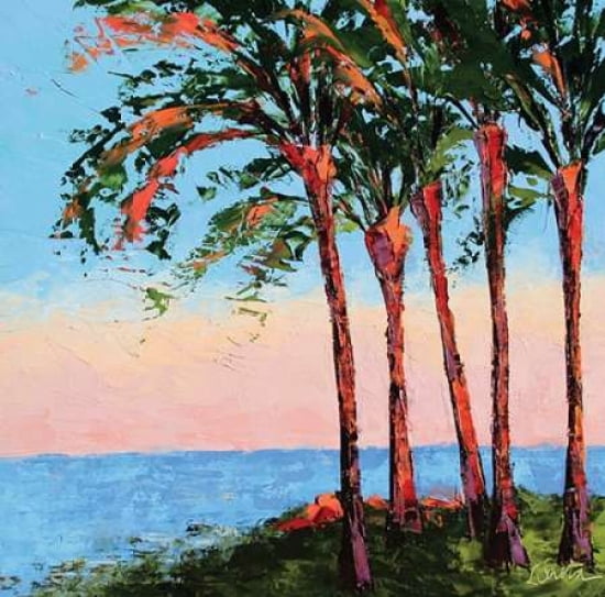 Waiting for Sunset Canvas Art - Leslie Seata (24 x 24)