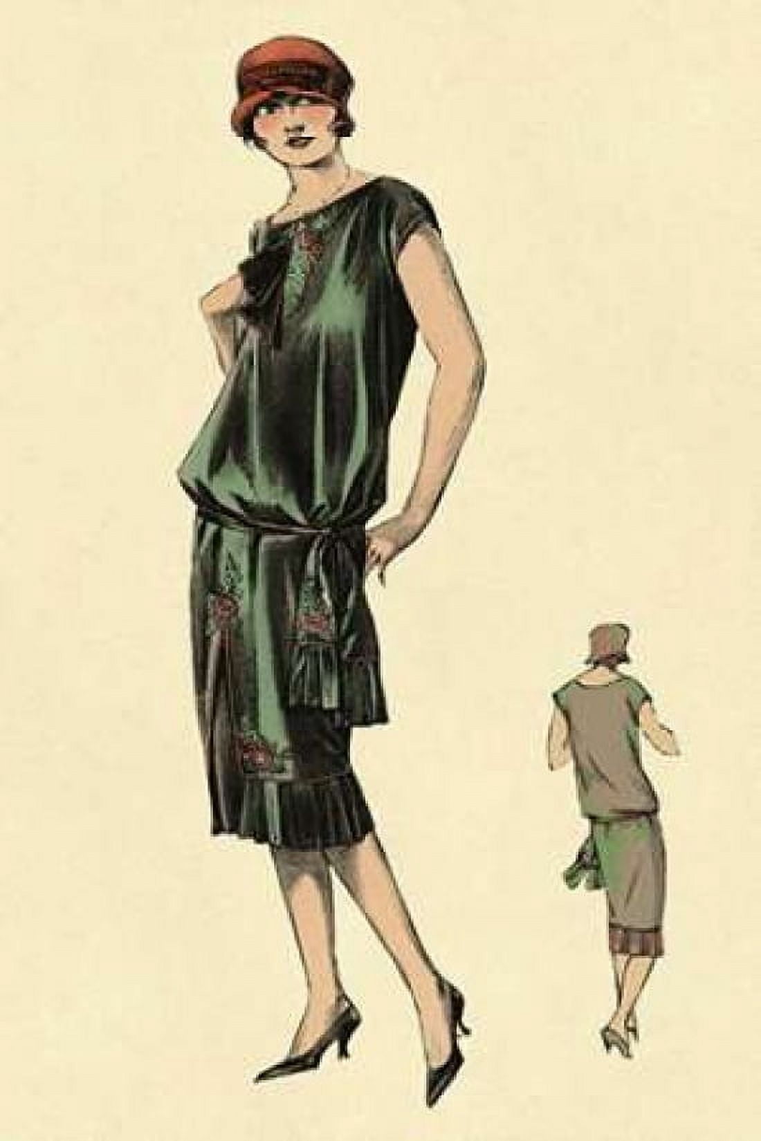 Waiting for a Dance Canvas Art - Vintage Fashion (12 x 18)