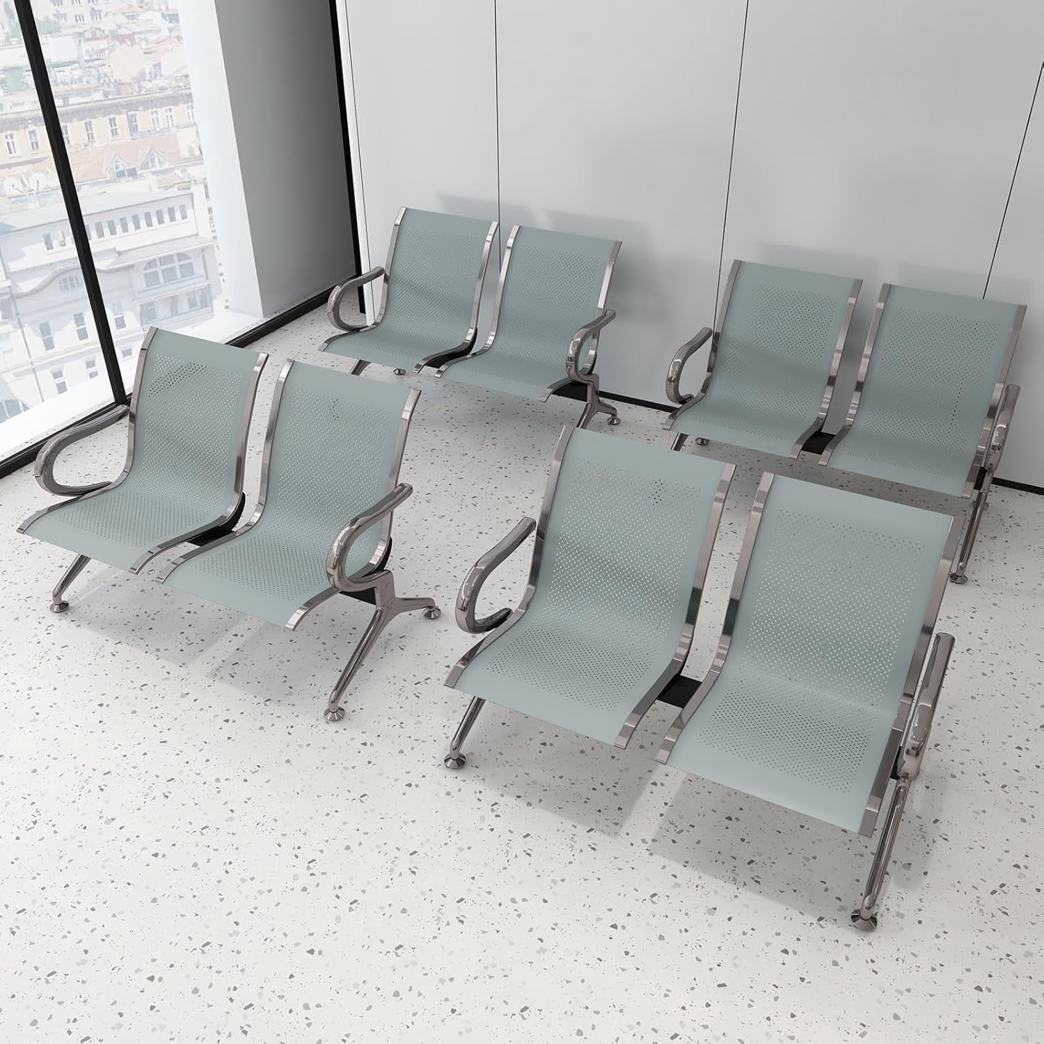 Waiting room chair - guest reception chairs waiting with armrests for ...