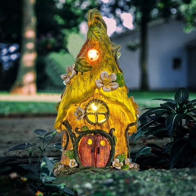 Waitmin 11Inch Solar Gnome Figurine LED Lights - Outdoor Garden Decor ...