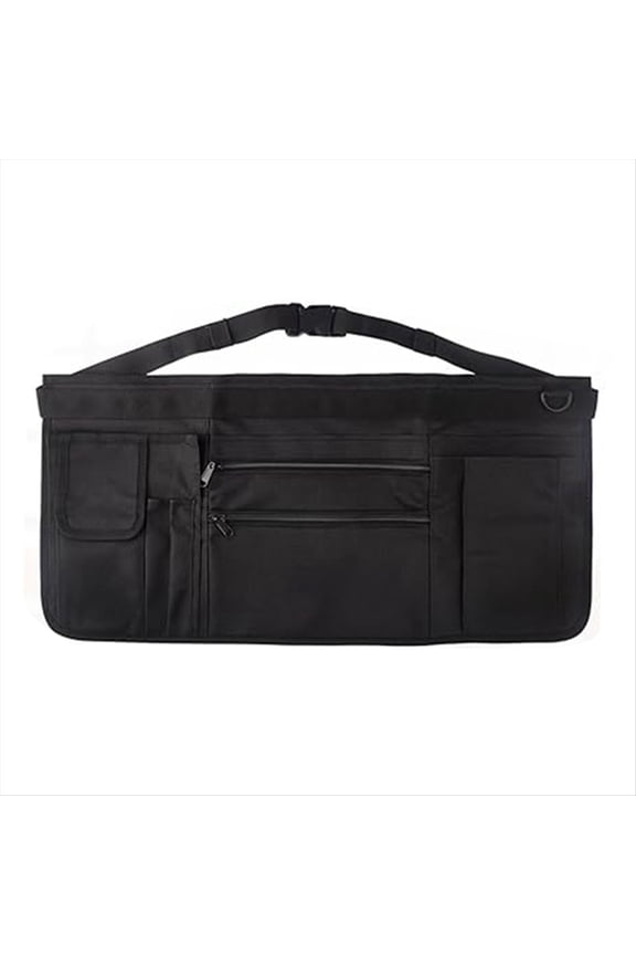 Waitress Server Apron with Multiple Pockets, Half Adjustable Belt for Waitress, Waiter, Women Men