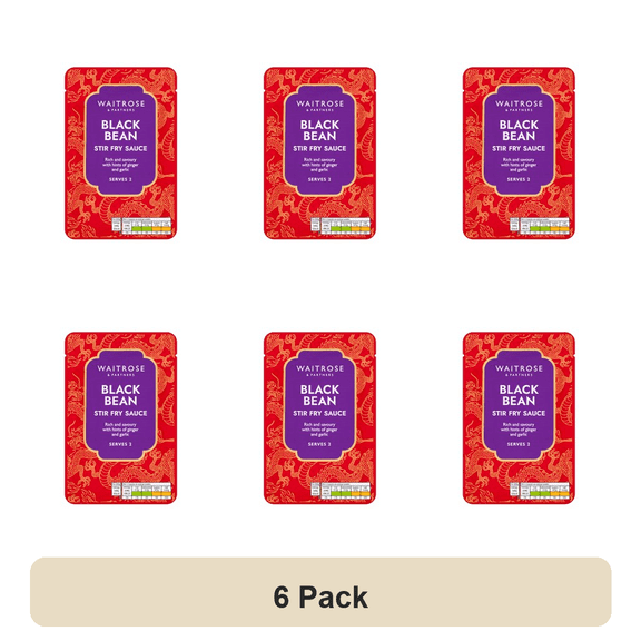 Waitrose Black Bean Stir Fry Sauce 120g (Pack of 6)