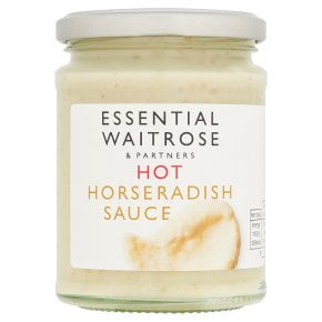 Waitrose Essential Hot Horseradish sauce 285g - British Horseradish