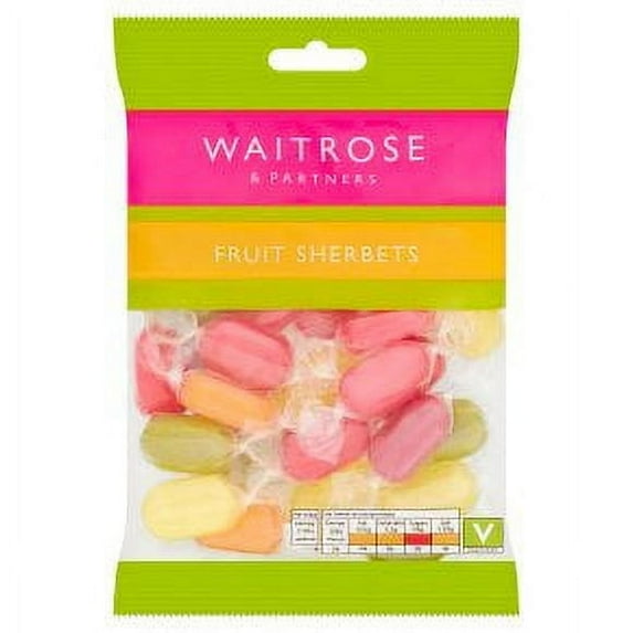 Waitrose Fruit Sherbets 200g - Imported from the United Kingdom by Sentogo