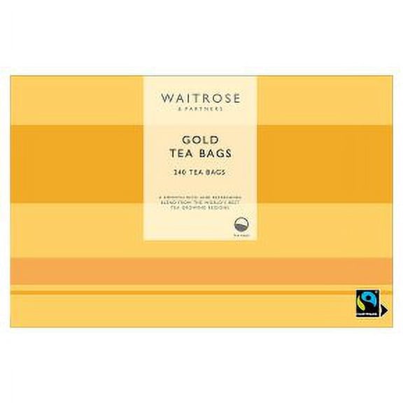 Waitrose Gold 240 Tea Bags 750g (Pack of 2)