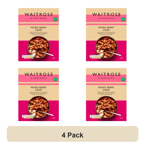 Waitrose Mixed Berry Crisp 500g (Pack of 4)