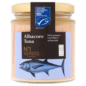 Waitrose No.1 Albacore Tuna in Spring Water 220g - British Product
